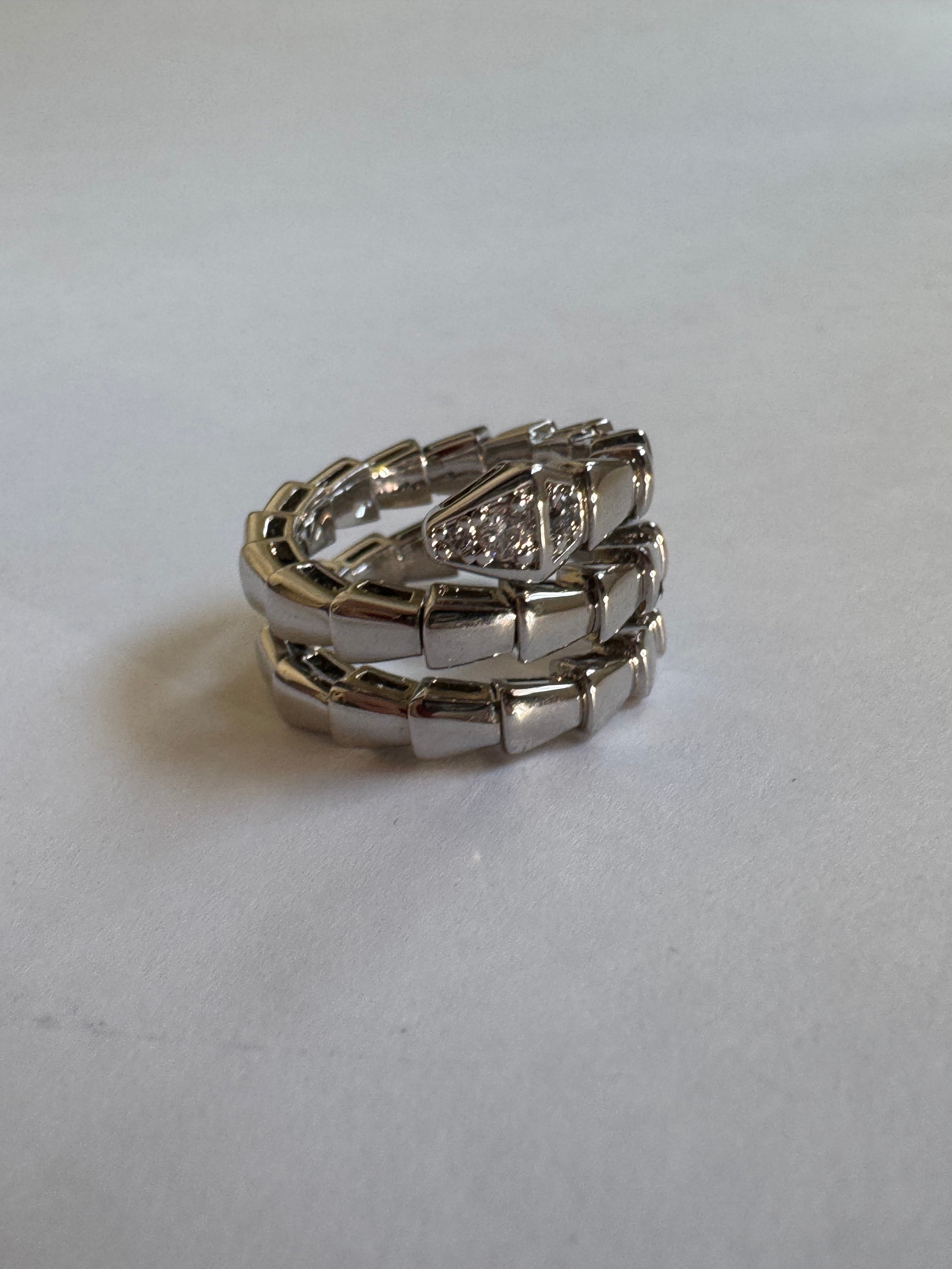 Zirconia Snake Ring