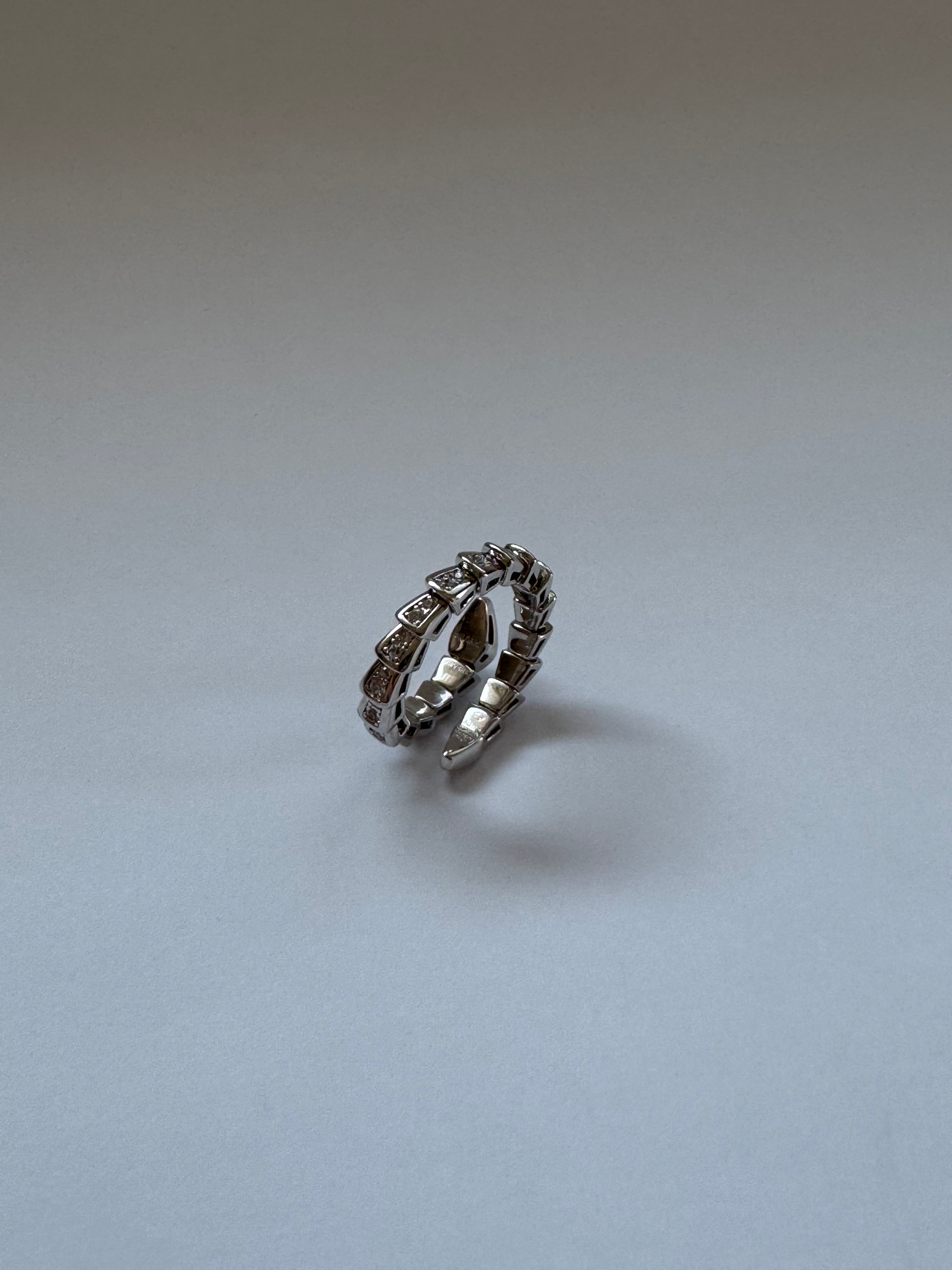 Single Serpent Stainless Steel Ring