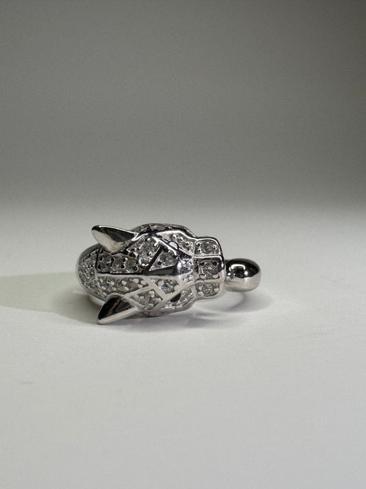 Panther Silver Ring