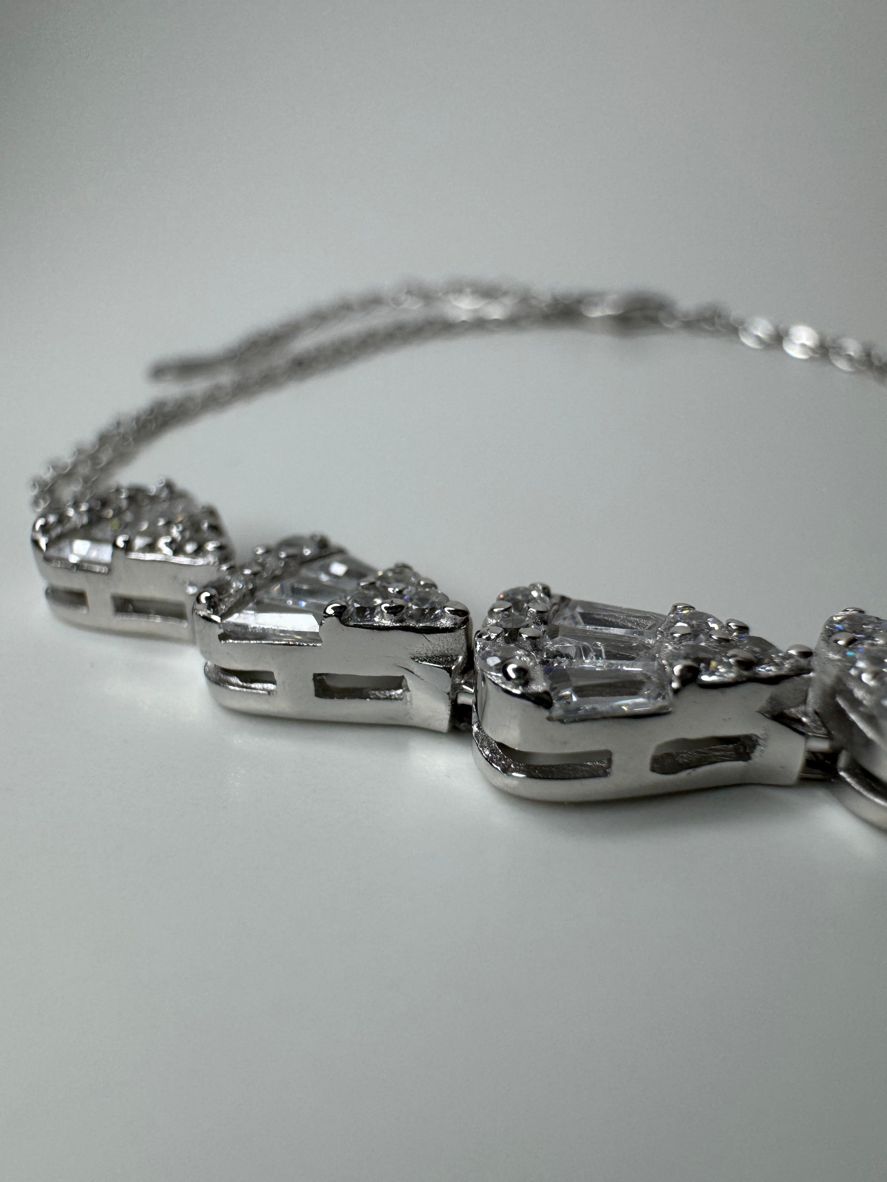 Moonlit Charm Silver Bracelet