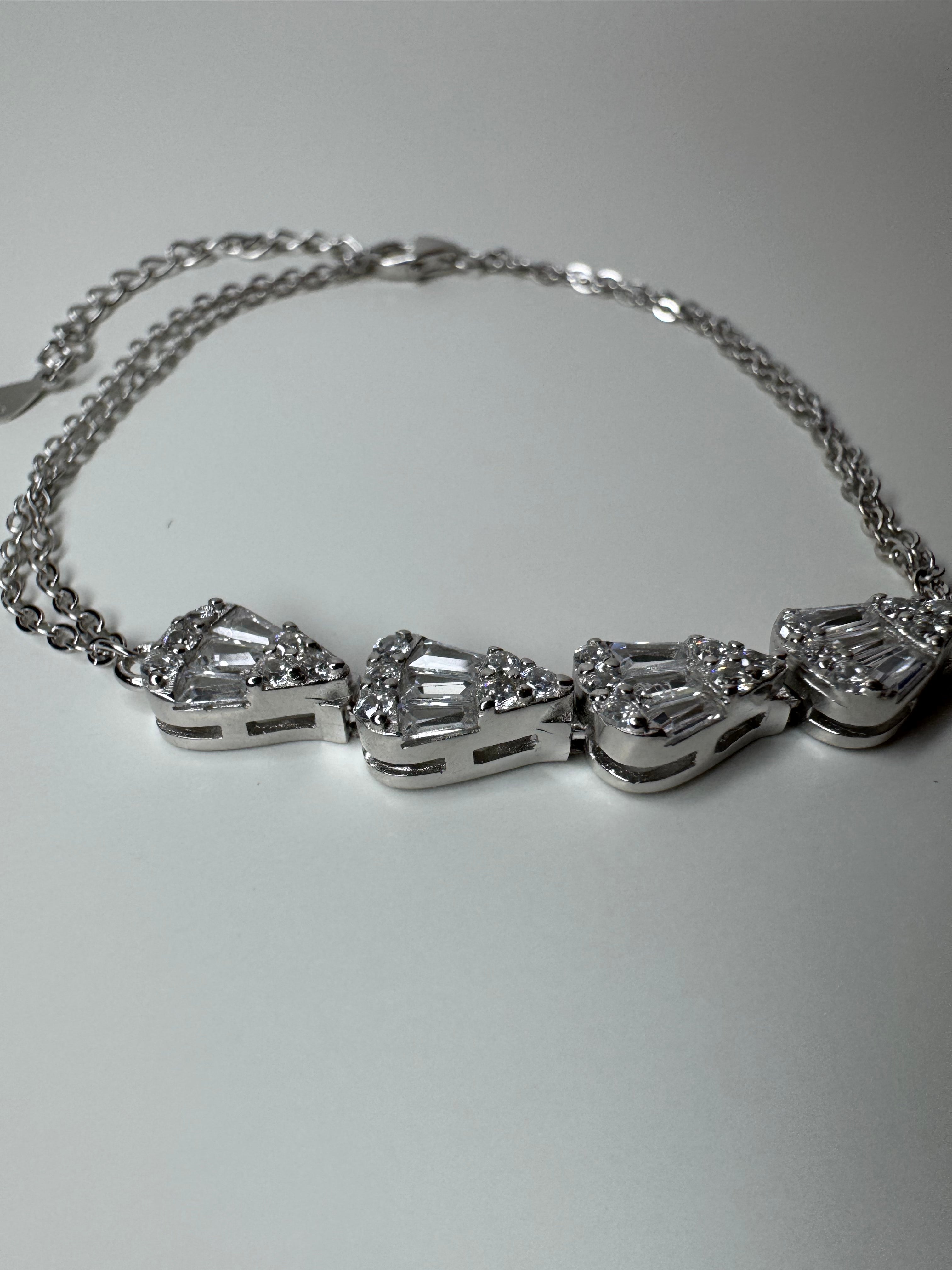 Moonlit Charm Silver Bracelet