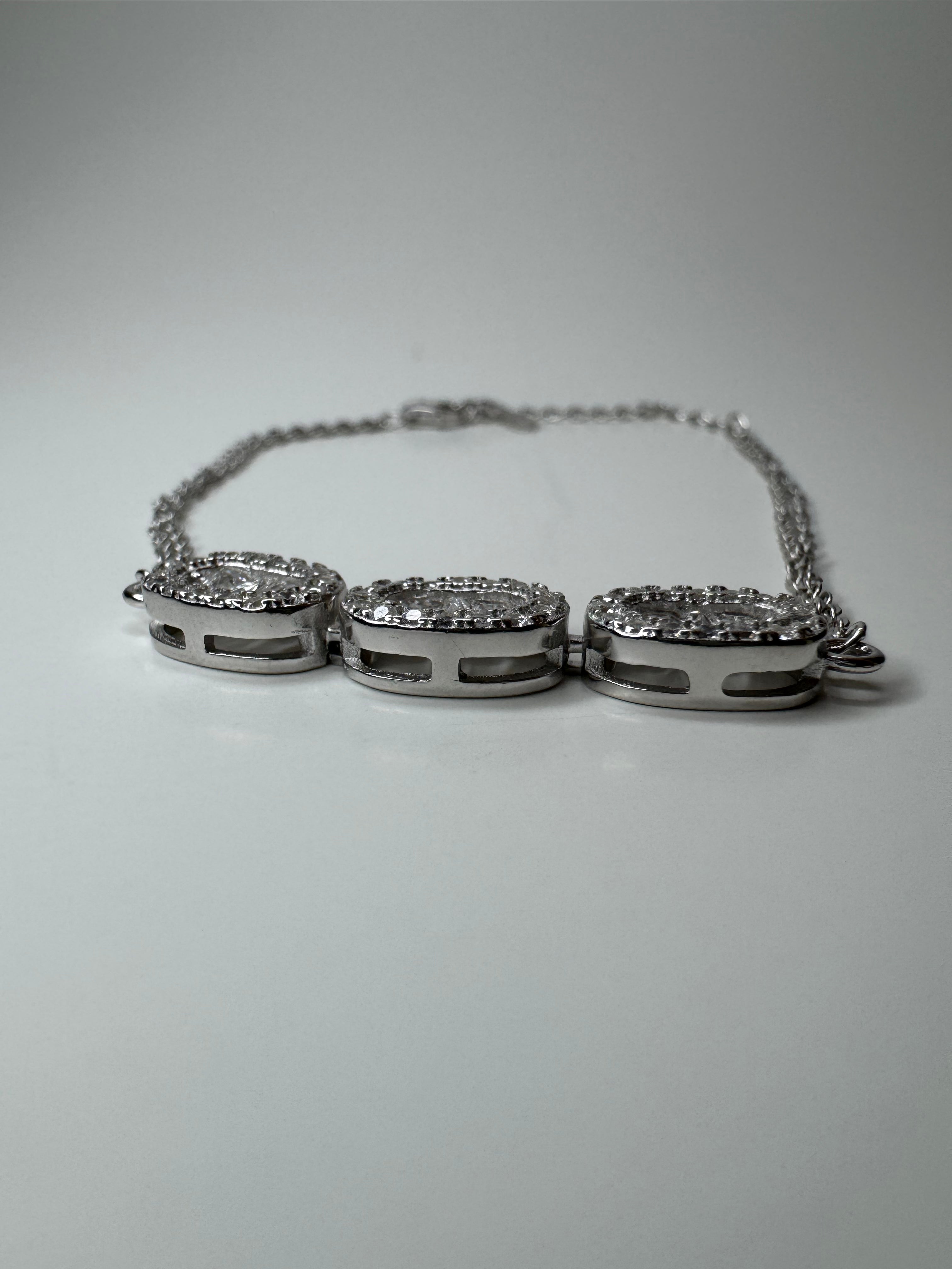 Starlight Stone Silver Bracelet